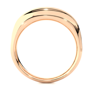 Five Stone Channel Setting Ring rose gold