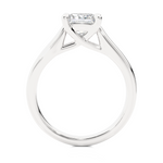 Load image into Gallery viewer, 1 Ct Four Prong Princess Cut Moissanite Solitaire Engagement Ring in White Gold
