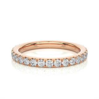 1ct Moissanite Eternity Band in Yellow Gold