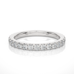 Load image into Gallery viewer, 1 Carat Moissanite Eternity Band In Yellow Gold
