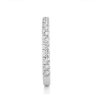 1ct Moissanite Eternity Band in White Gold