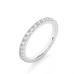 Load image into Gallery viewer, 1 Carat Moissanite Eternity Band In Silver
