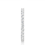Load image into Gallery viewer, 1 Carat Round Shape Moissanite Infinity Wedding Band In Silver
