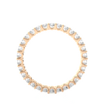 Load image into Gallery viewer, 1 Carat Round Shape Moissanite Infinity Wedding Band In Rose Gold
