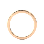 Load image into Gallery viewer, 1.30 mm Moissanite Channel Setting Ring rose gold
