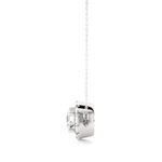 Load image into Gallery viewer, Round Shape Slim Scallop Pendat white gold
