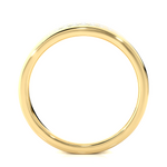 Load image into Gallery viewer, Round Stone Two Row Moissanite Ring yellow gold

