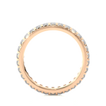 Load image into Gallery viewer, V-Prong Moissanite Ring rose gold
