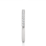 Load image into Gallery viewer, 1.40 mm V-split Moissnaite Ring white gold
