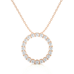 Load image into Gallery viewer, Women's Round Shape Pendant rose gold
