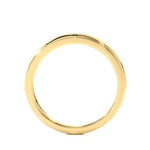 Load image into Gallery viewer, 1.30 mm Moissanite Channel Setting Ring yellow gold
