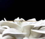 Load image into Gallery viewer, 1 Ct Round Bezel Setting Moissanite Bangle Bracelet in Yellow Gold
