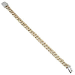 Load image into Gallery viewer, 5.50 Carat Round Cut Cuban Link Hip Hop Bracelet in Yellow Gold
