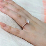 Load image into Gallery viewer, 2.80 Carat Cushion Cut Moissanite Halo Engagement Ring In White Gold
