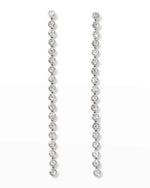 Load image into Gallery viewer, 1.50 Carat Round Drop &amp; Linear Moissanite Earrings For Women
