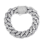 Load image into Gallery viewer, 6 Carat Round Cut Moissanite Iced Out Hip Hop Bracelet In Yellow Gold
