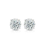 Load image into Gallery viewer, 2 Carat Round Shape Moissanite Stud Earrings For Mens
