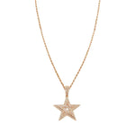Load image into Gallery viewer, 0.5 Ct Moissanite Star Shape Pendant in Rose Gold
